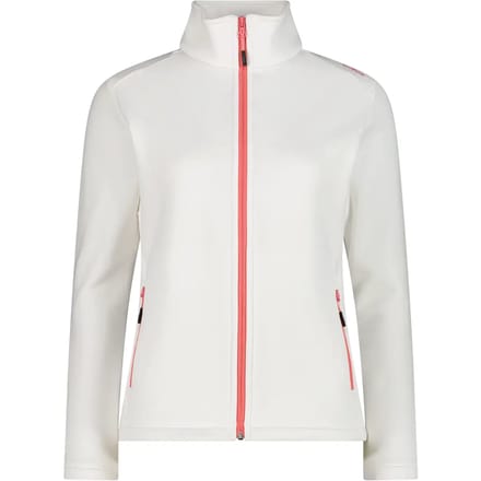 Dames verlengbare gebribbelde fleece met rits CMP