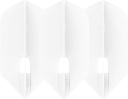 Dart Flights Slim Wit Robuust Pro Kwaliteit met Optimale Aerodynamica