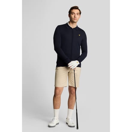 Lyle & Scott Lightweight Knitted Collared Cardigan Dark Navy Taglia: M | Cardigan Outlet | Uomo | Blu