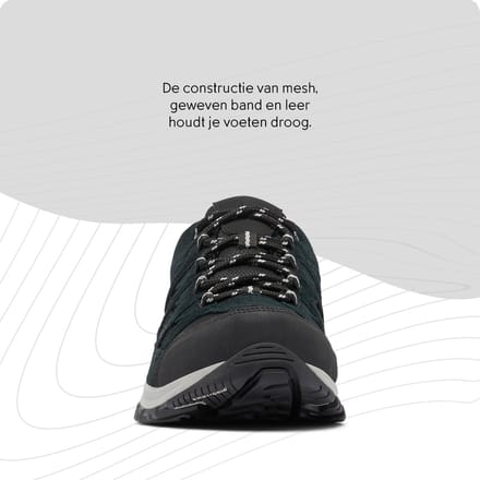 Columbia CRESTWOOD WATERPROOF Heren Wandelschoenen - Black
