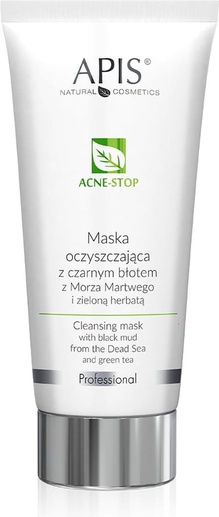 Acne-Stop Reinigingsmasker met Dode Zee Modder en Groene Thee 200ml