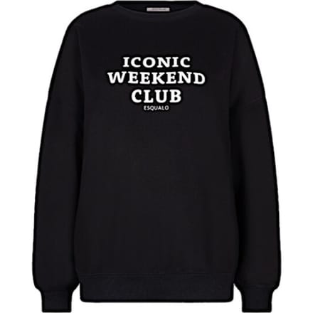 Esqualo sweater F25-05522 - Black
