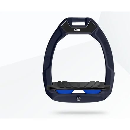 Veiligheidszwevende stijgbeugels Grip Rood/Zwart/Blauw Flex-On Safe-On