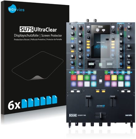 Savvies - Screenprotector voor Rane Seventy-Two - Folie Beschermfolie transparant 6 Stuks