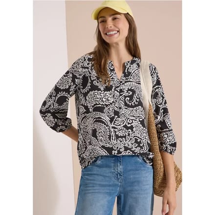 Tuniek met 3/4-mouwen en print