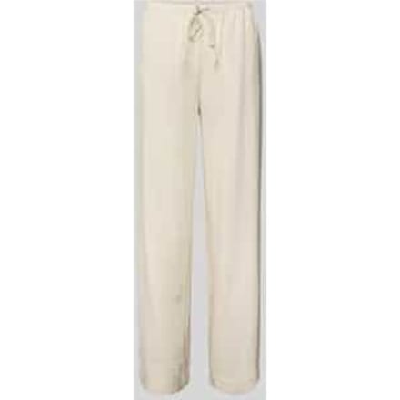 straight fit broek van viscosemix model 'Daria'