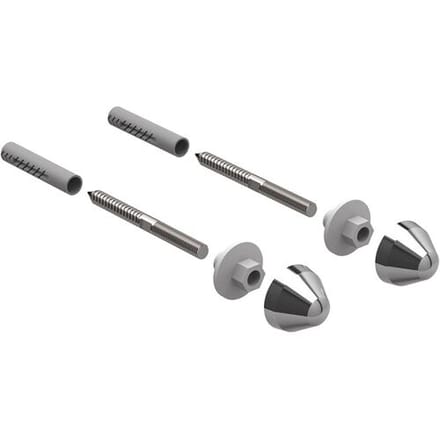 Keramag bevestigingsset voor urinoir verchroomd - 521011000