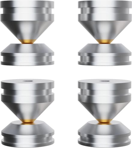 Hifi Luidsprekerspikes Aluminium Geluidsisolatie voor Luidsprekerstandaards