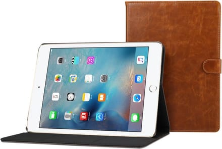 Dasaja leren hoes / case bruin geschikt voor iPad Air 1
