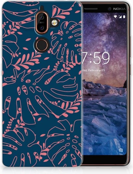 Nokia 7 Plus TPU Case Palm Leaves