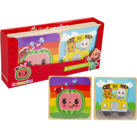 CoComelon 3D Houten Puzzel Assorti – 2 Stuks