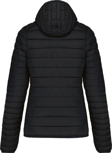 Kariban Ladies' lightweight hooded padded jacket K6111 - Black - M
