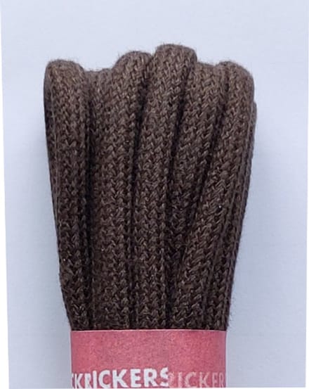 Strickers Veter - Donker Bruin - Extra Dik Rond - Lengte 120 cm - Dikte 4,5 mm - Schoenveter