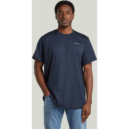 G-Star Chest Logo Loose R T Blue Taglia: S | Magliette basic Outlet | Uomo | Blu