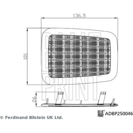 Cabinefilter BLUE PRINT ADBP250046
