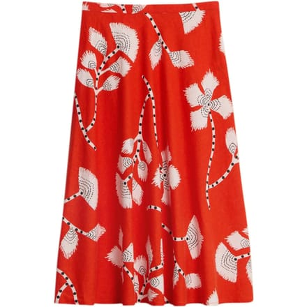 White Stuff Clemence Linen Blend Skirt Red Printed Taglia: 20 | Minigonne Outlet | Donna | Bianco