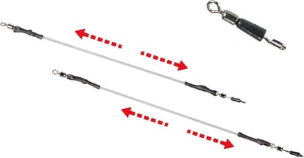 Filfishing - Feeder Links & Quick Change Swivel - 2 stuks