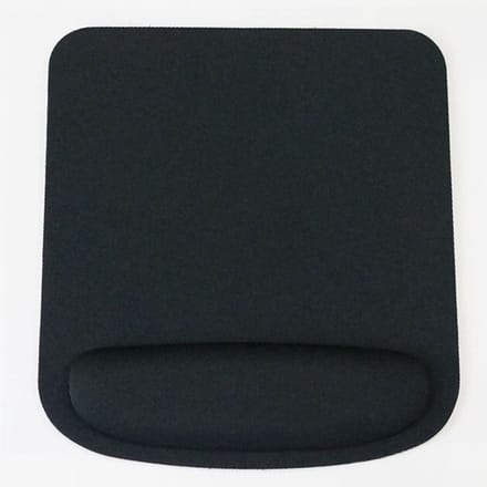 Gadgetpoint - Antislip Muismat - Polssteun - Mousepad - Vierkant Zwart