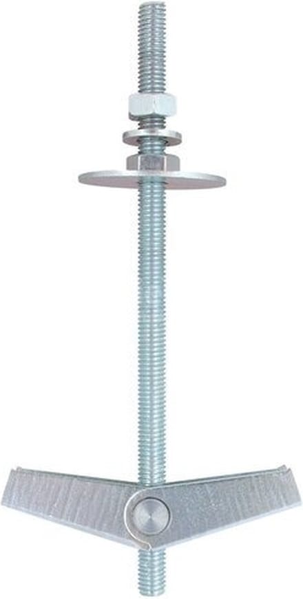 M8 hollewandplug met schroefdraad - 8 x 100mm - Gegalvaniseerd