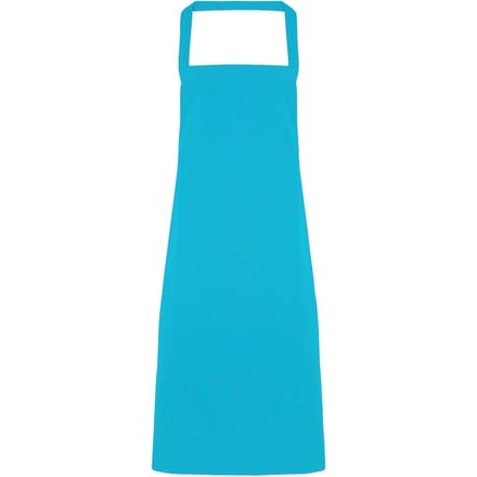 Premier Dames/Dames Slim Apron (geen Zak) / Werkkleding (Pakket van 2) (Turquoise)