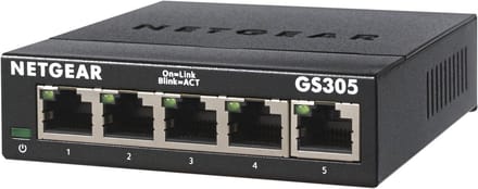 Netgear GS305-300PES 5-Port Gigabit Ethernet SOHO Unmanaged Switch