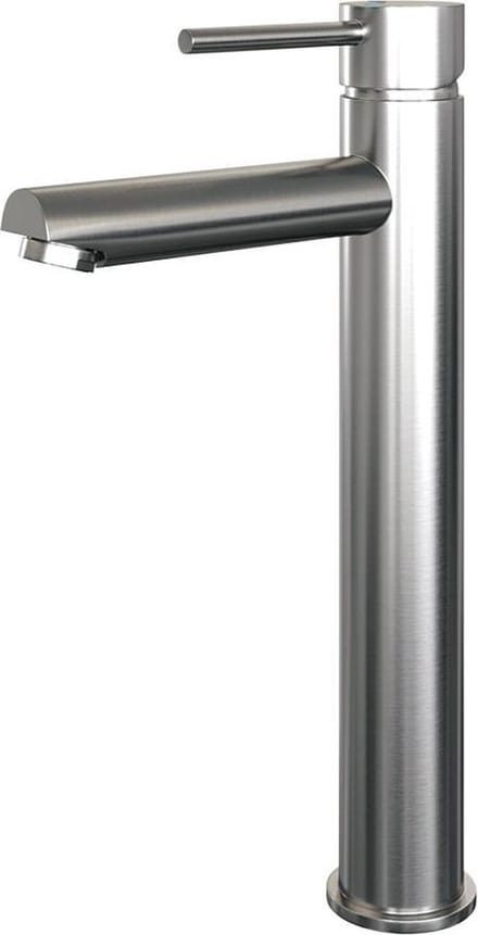 Brauer Brushed - Edition Wastafelmengkraan opbouw - hoog - model a - PVD - geborsteld RVS