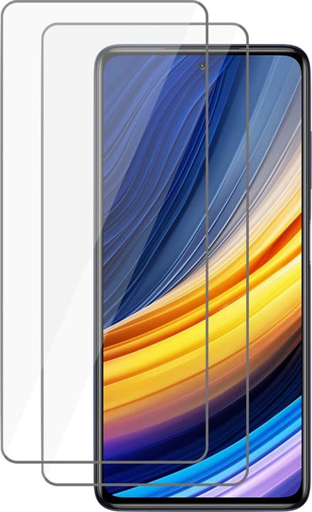 2x Screenprotector Glas geschikt voor Xiaomi Poco X3 Pro - Beschermglas Screen Protector Glas