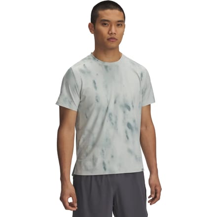 Under Armour Launch Elite Printed T-shirt Met Korte Mouwen Grijs XL Man