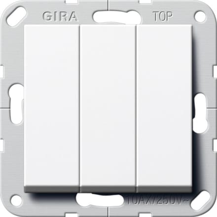 Gira Systeem 55 Installatieschakelaar - 283003