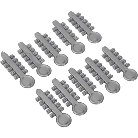 10 pcs Cales Rotatives Dentaires Grises Élastiques Coussinets en Caoutchouc Rotatifs Dentaires pour Correction Dentaire gray