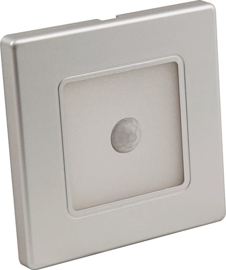Trapverlichting LED Inbouw 2W 150lm Warm Wit – Wandlamp Trap Zilver – LWE-86SB – Sfeerverlichting