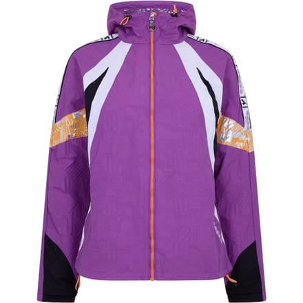 Diadora Isotherm-jas met logo voor dames (Paars)