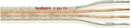 Tasker-HiFi-Luidsprekerkabel-C233TS/20-4x1,5mm2-Extra Flexible-Lengte:20 meter-Kleur:Transparant koper