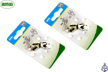 AMIG – Simplex Staaldraadklem 4mm – 4 stuks – Marine Kwaliteit RVS AISI 316