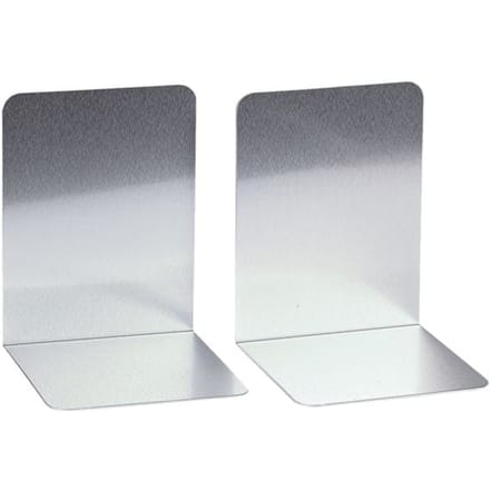 Aluminium boekensteunen set van 2, 100 x 100 x 130 mm