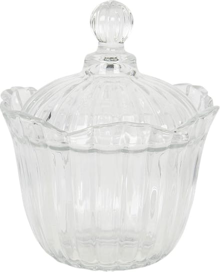 Clayre & Eef Glazen potje Ø 15x18 cm Glas
