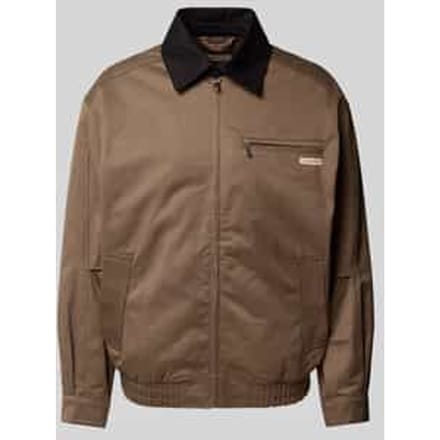 Blouson met platte kraag