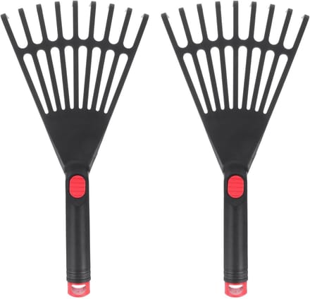 Handhark Set van 2 - Ergonomische Tuinwerktools voor Bladeren, Grondbewerking en Mulchen