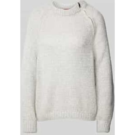 Gebreide pullover met ronde hals, model 'PARIDE'