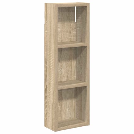 vidaXL - Badkamer - wandkast - Sonoma - Eik - 20 - x - 10 - x - 60,5 - cm