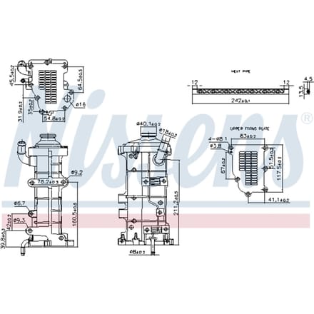 UitlaatgasRadiator NISSENS 989374