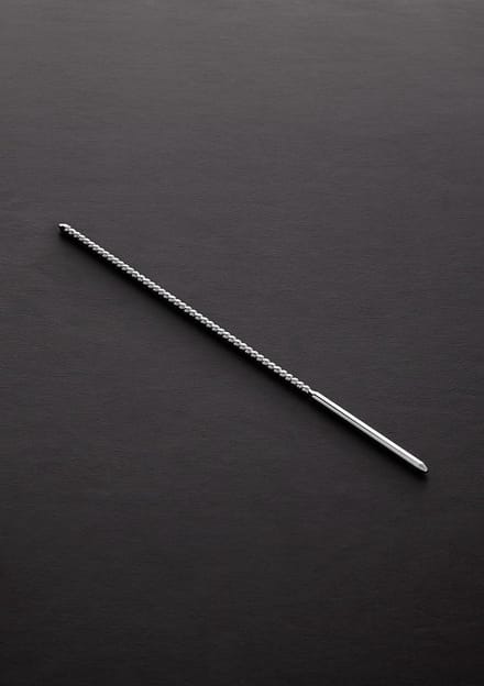 Shots - Steel DIPSTICK Ribbed - 0.2 x 9.4 / 4 x 240 mm silver