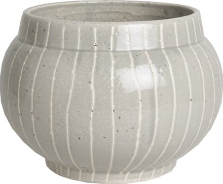 D&M Deco Bloempot Grijs D 9 cm H 6,5 cm Voordeelaanbod Per 2 Stuks