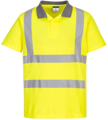 Portwest Eco Hi-Vis L/S Polo (6 stuks) EC10 - Geel - XL