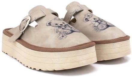 Goby Teddy Bloom Dames Clogs – Vegan – Handmade – Maat 39