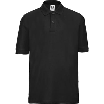 Russell Kinder/Kids Poloshirt (Zwart)