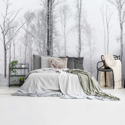 Fotobehang Winters bos - 260 x 384 - Vlies - REINDERS