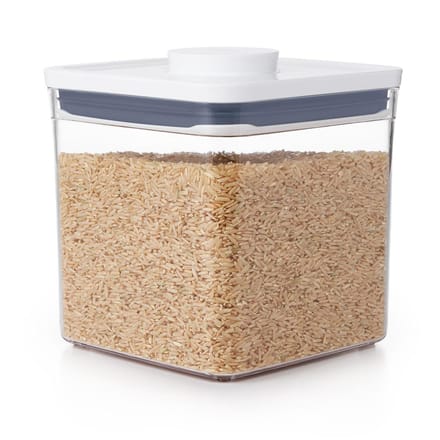 OXO Good Grips Voorraadbus 'POP' 2.0 - groot vierkant - laag - 2,6 liter
