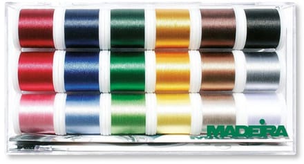 Madeira Rayon multicolor Borduurgaren 18 x 200 m