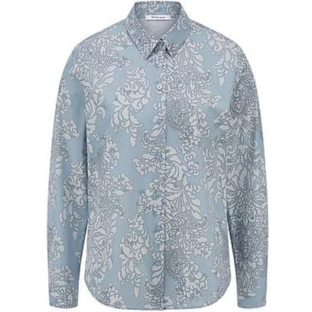 Blouse lange mouwen Van Peter Hahn blauw